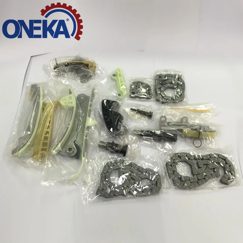 ONEKA Timing Chain Kit Gears Timing Cover Gaskets Oil Pump GMB Water Pump 97-10 for Ford Explorer Ranger Mazda B4000 4.0 SOHC V6