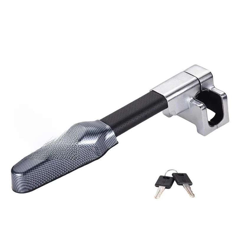 Universele Auto Anti-Diefstal Stuurslot Beveiliging Auto Anti Diefstal Veiligheid Alarm Slot Intrekbare Anti T-sloten Beveiliging Tool - afbeelding 2
