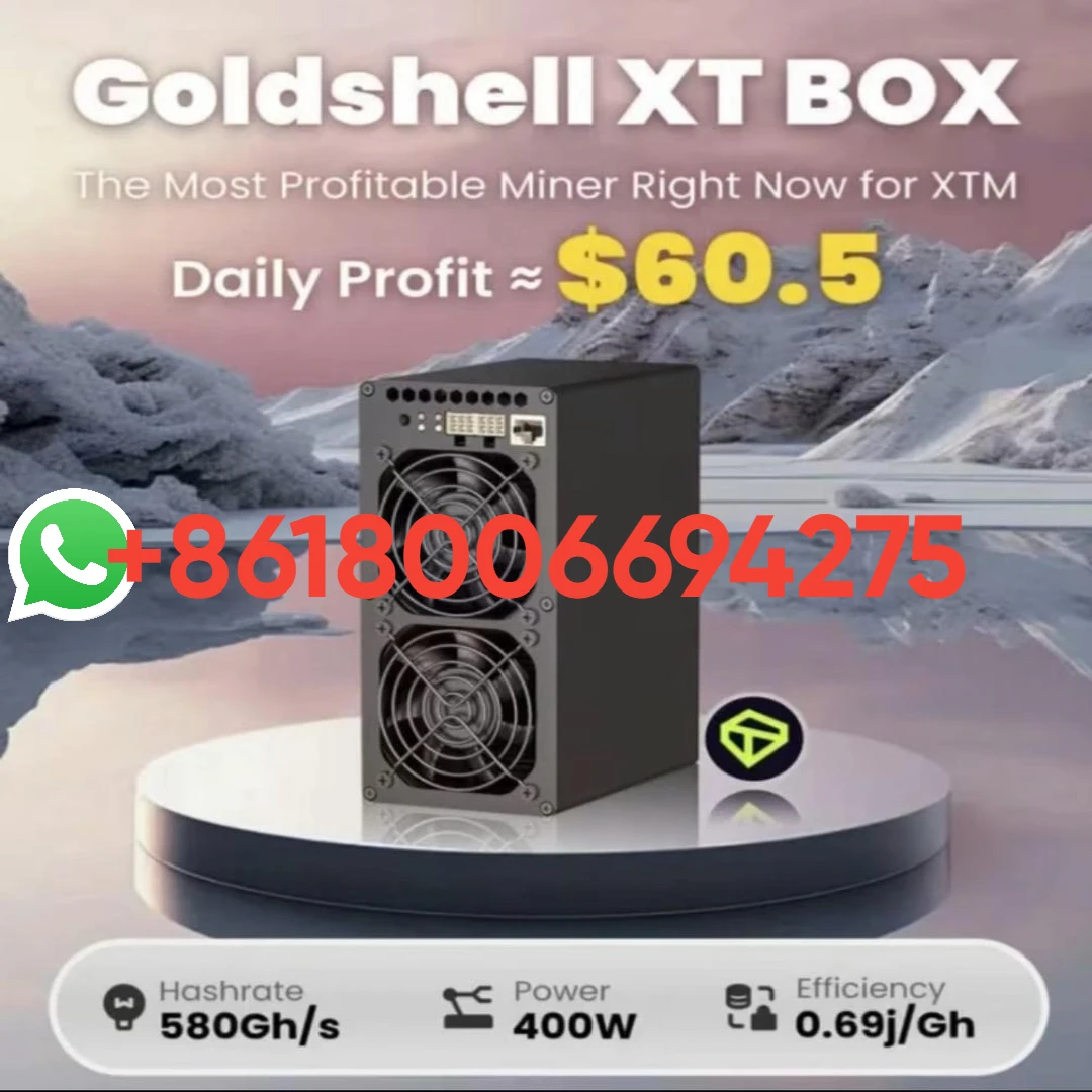 

Б. НОВЫЙ Goldshell XT Box — 580 ГГц/с, 400 Вт, высокоэффективный майнер SHA3x ASIC XTM (Tari)