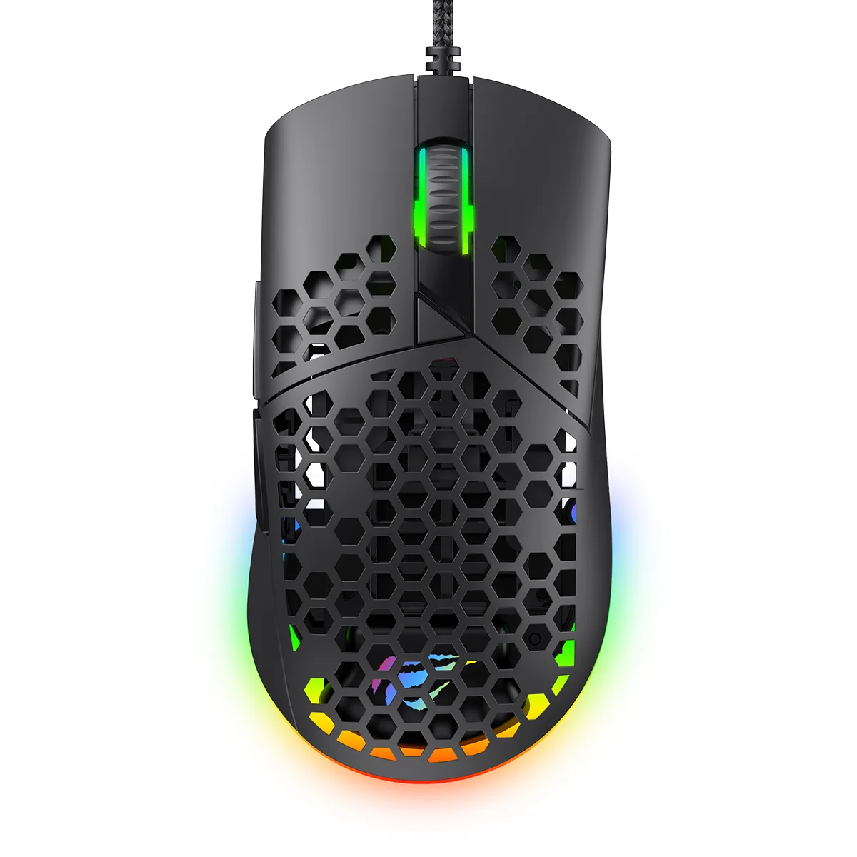 Mouse Gamer Havit MS1036 7200 DPI 7 Botões RGB Preto