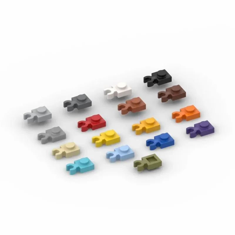 Pièces MOC 60897 4085, plaque spéciale 1x1 avec Clip, briques compatibles verticales, blocs de construction à assembler soi-même, jouet à particules pour enfant, 20 pièces