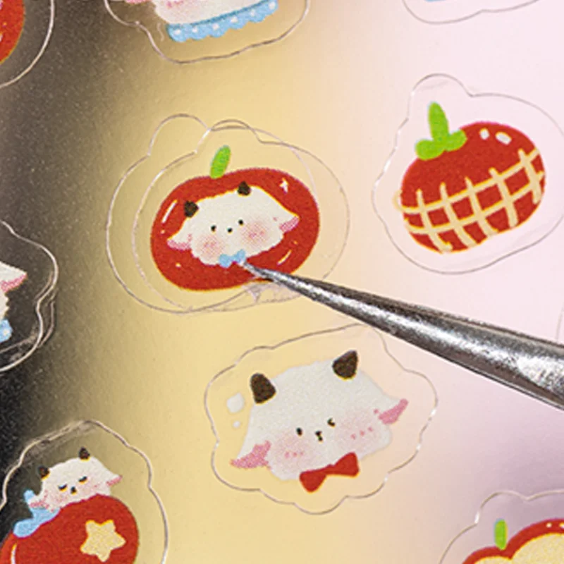 

Mr. Paper Mini Deco Sticker Book 32 sheets/book Cute Dog Food Cutting Stickers Phone Handbooks Decorative Gifts for Friends