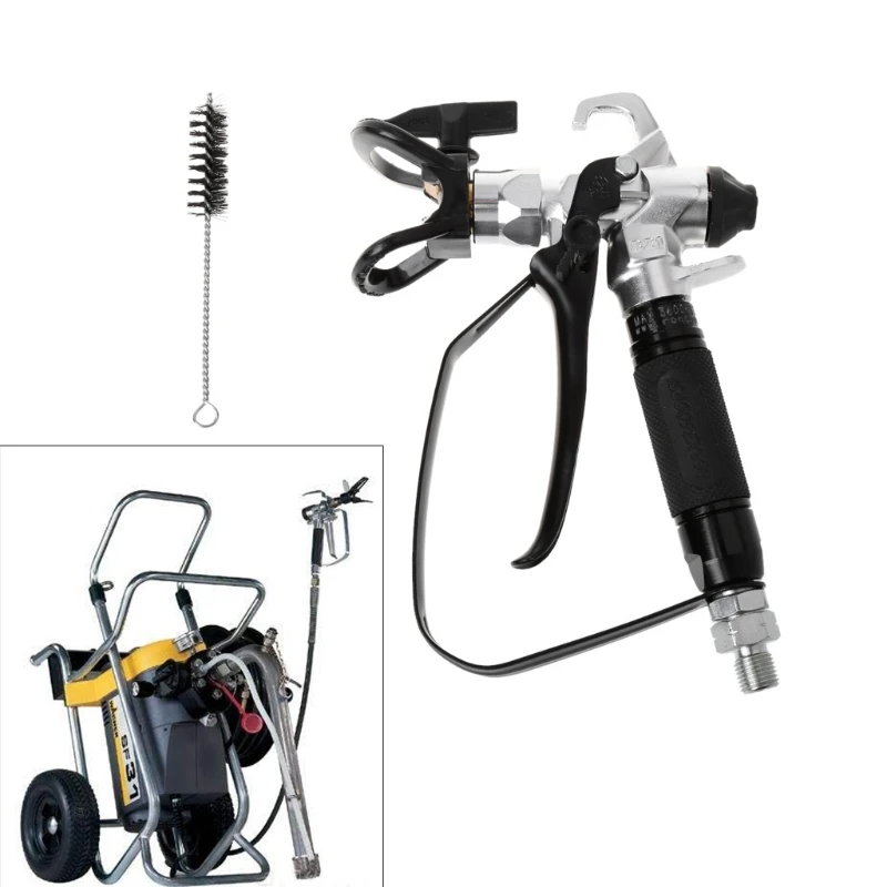 3600PSI Airless Paint Spray Gun For Wagner Sprayers With 517 Tip Nozzle Tools Fast And Free Shipping High Quality