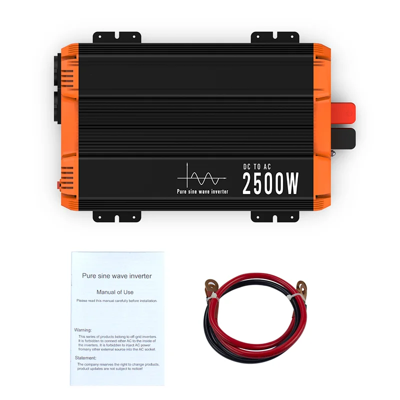 FCHAO 12V to 220V Pure Sine Wave Converter with Remote Controller and LCD Display - 3.6kW, 4.0kW, 5.0kW, 50Hz