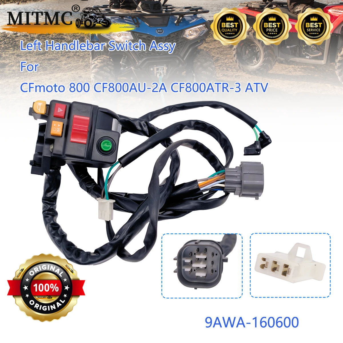 

Оригинальный переключатель левого руля в сборе для CF 800 CF800AU-2A CF800ATR-3 ATV 9AWA-160600