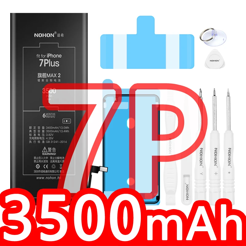 NOHON Battery For Apple iPhone 12 Mini 11 Pro MAX XS 8 7 6S 6 Plus