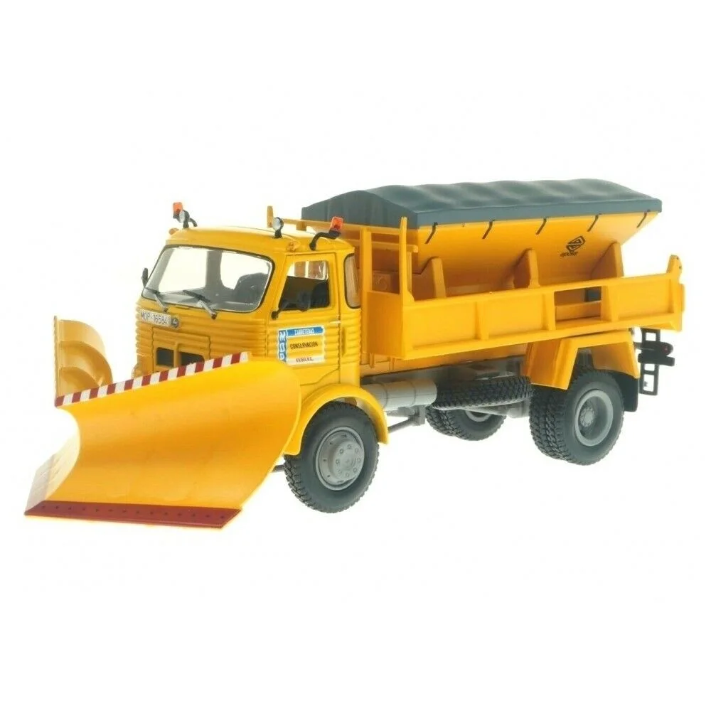 Salvat MOP 1972 snow plow truck 1:43 scale miniature Diecast collectible Spanish trucks and buses collection without issue and token new Original packaging