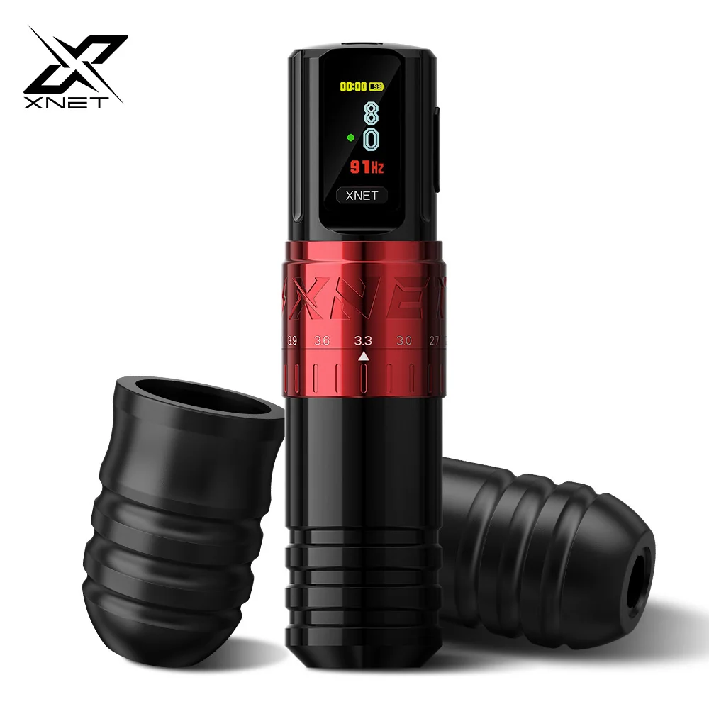 

Беспроводная тату-машинка XNET Vipera, вращающаяся ручка 2,4-4,2 мм, регулируемый ход, 2400 мАч, аккумулятор для татуировки, макияжа для начинающих татуировок