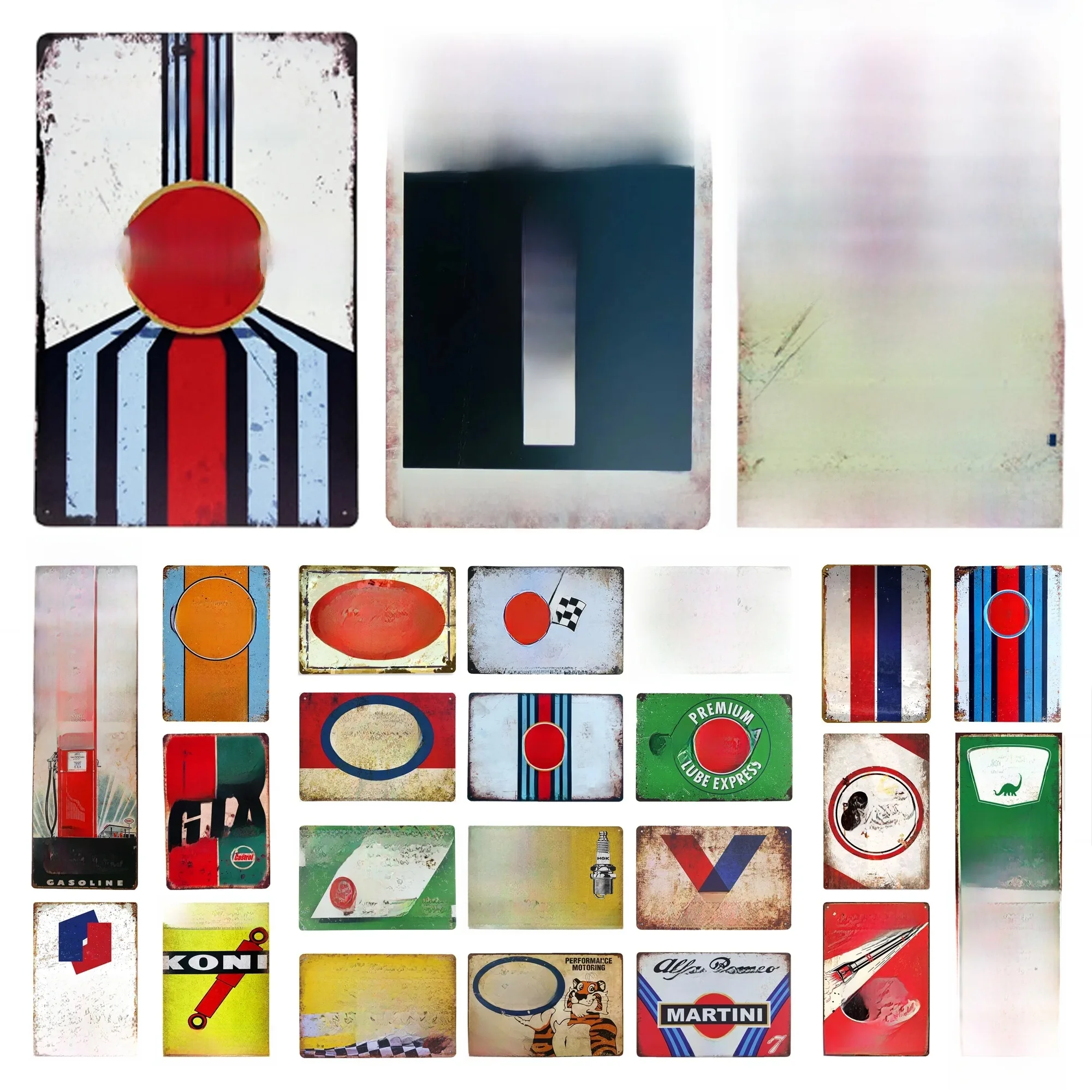 Autocollants de voiture personnalité moteur huile gaz signes autocollants vinyle décalcomanie étanche décalcomanie Auto accessoire décoration