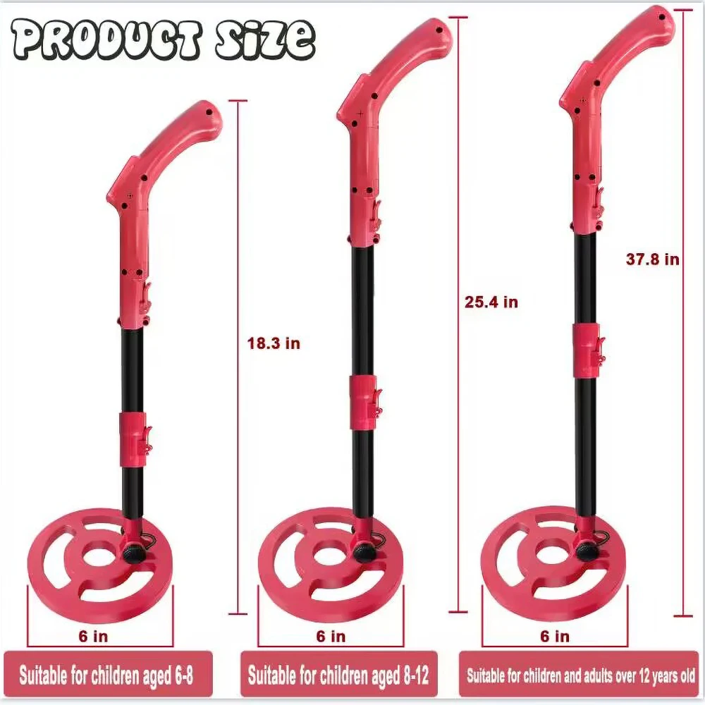 The Latest Upgrade MD3006 Metal Detector Professional Handheld Gold Finder Adjustable Stem Waterproof Coil Portable Equipment