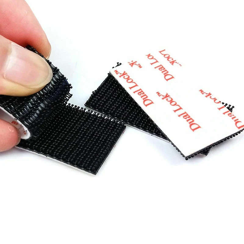 

Black Dual Lock 3550 Tape Mushroom Reclosable Fastener Tape with Bacing VHB Adhesive 25.4mm Wide