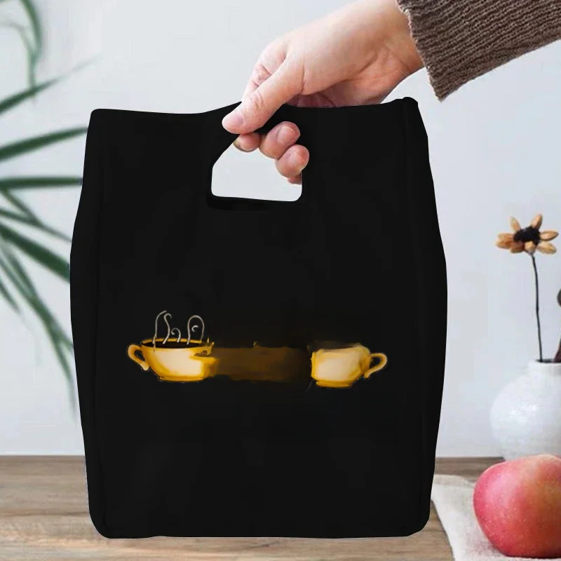 Central Perk Friends Print Lunch Bags Women Men Przenośne izolowane torby na ramię Friends TV Show Thermal Foods Eco Kids Lunch Bags — zdjęcie 2