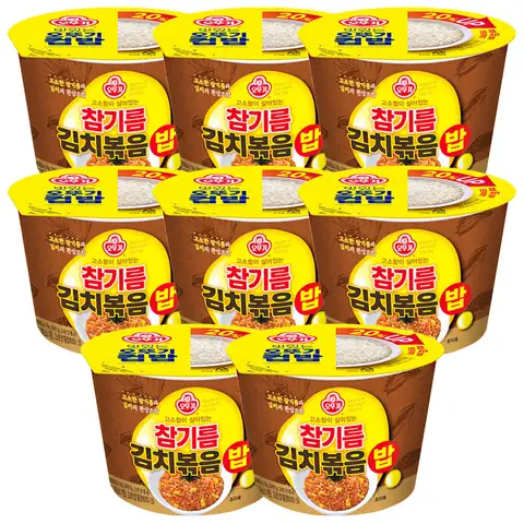 오뚜기컵밥 참기름 김치볶음밥 259g 8개 Best5 오뚜기컵밥 참기름 김치볶음밥 259g 8개 Best5