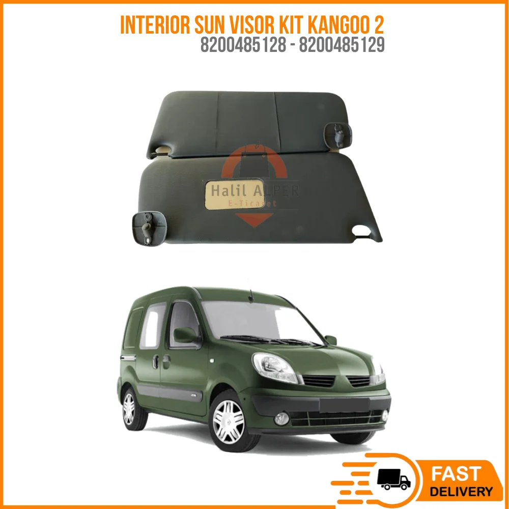 For Interior sun visor kit Kangoo 2 OEM 8200485128 - 8200485129 fast shipping car parts from warehouse-Free Shipping