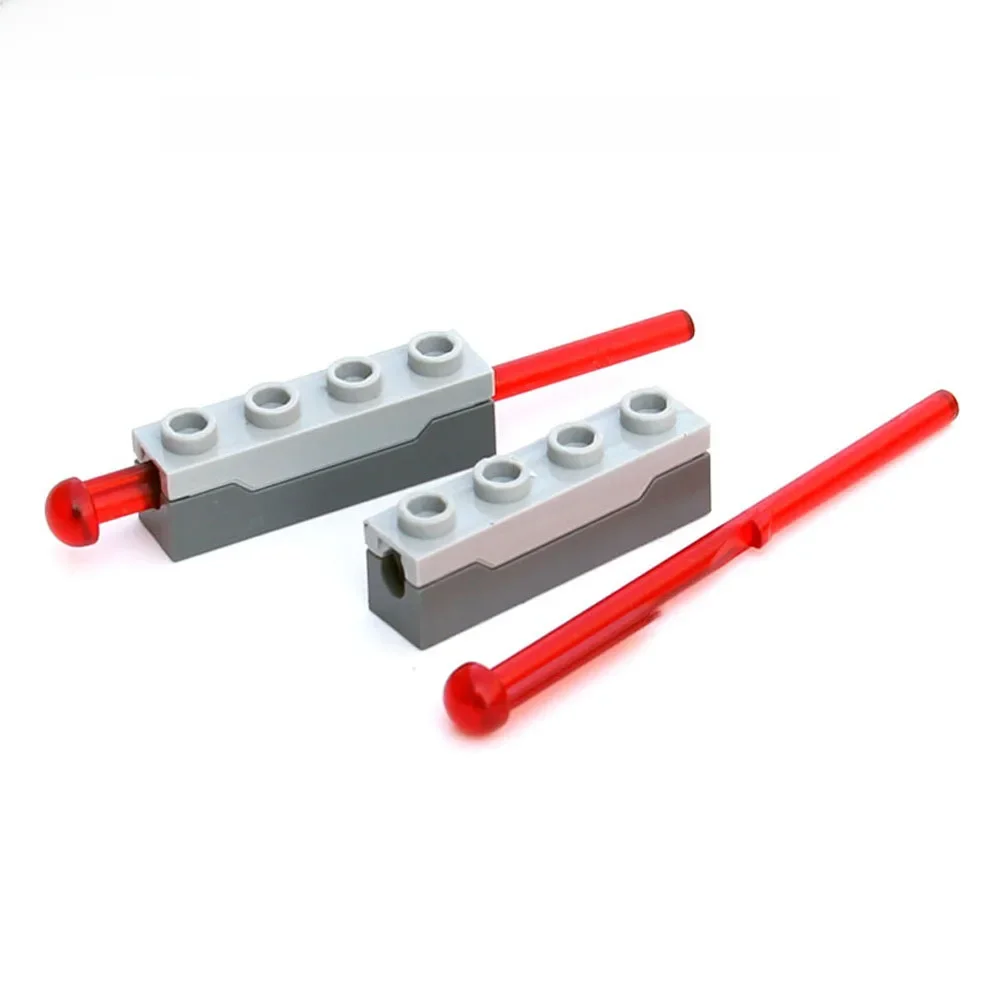 10 pièces MOC lanceur Missile balle 15301 15303 15400 mécanisme de tir à ressort jouet tireur fléchette arme pour blocs de construction MOC