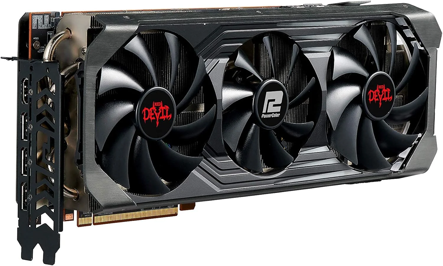 Placa gráfica de vídeo PowerColor Radeon RX 6950 XT 16GB Red Devil GDDR6 GPU usada