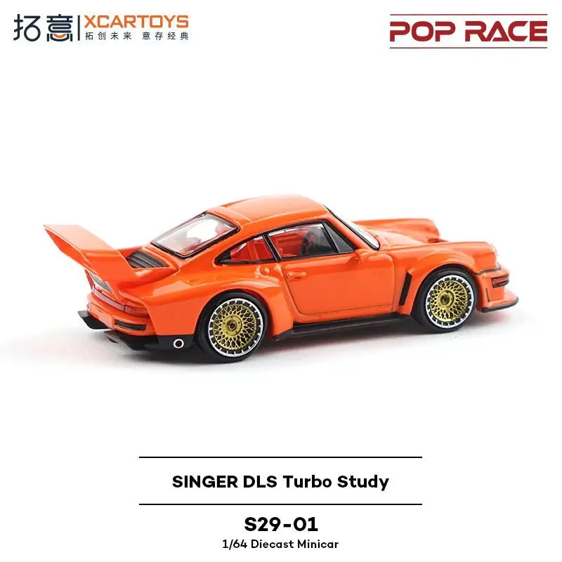 POP RACE 1:64 SINGER DLS Turbo study S29-01 Alloy Premium Diecast Vehicle Model Toys Collectible Display Piece - Image 4