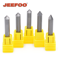 6mm Diamond Stone Cutter 6 Edge End Mill PCD Engraving Bits Granite Engraver Tools Carved Cutter For Marble