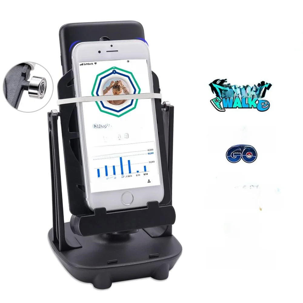 Phone Walk Swing Shaker Mobile Stand Holder Pedometer For Pokemon Go Wiggler Smartphone Step Counter Shaking Device Machine Gift — zdjęcie produktu 7