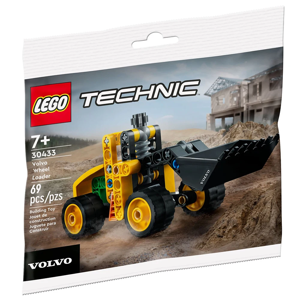 Lego technical Volvo wheel loader, 30433, toys, boys, girls, blocks, parts, original, store, official license, new, bricks, gift, men, woman, adult