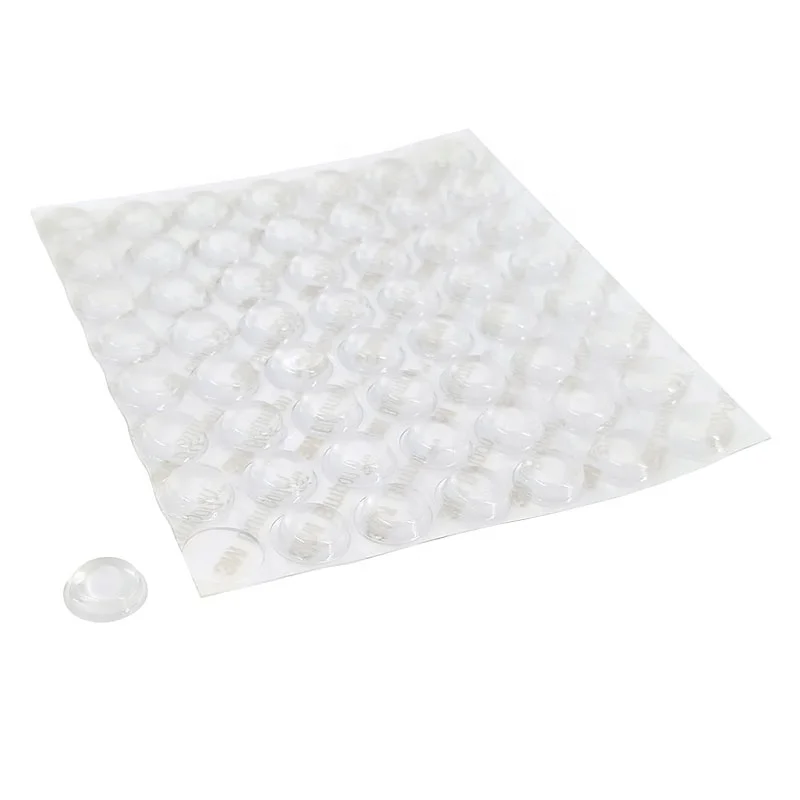 SJ5312 almohadillas autoadhesivas redondas transparentes, productos protectores para Bumpon, pies de electrodomésticos de cocina, ordenador portátil