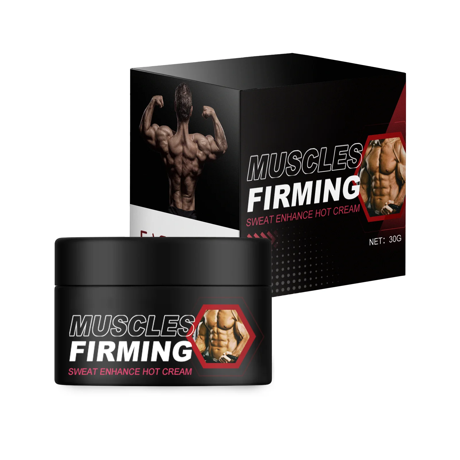 

Abdominal muscle cream enhances muscle training lines, tightens the belly, tightens excess fat, and shapes the body with massage