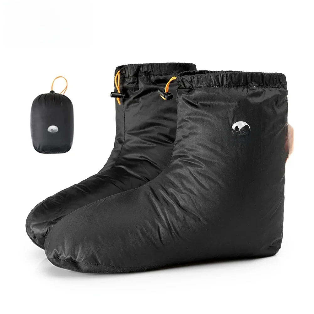 Naturehike Duck Down Foot Cover Ultralight Windproof Winter Warm Shoes Outdoor Waterproof Travel Hiking Camping Shoes Cover — zdjęcie 2