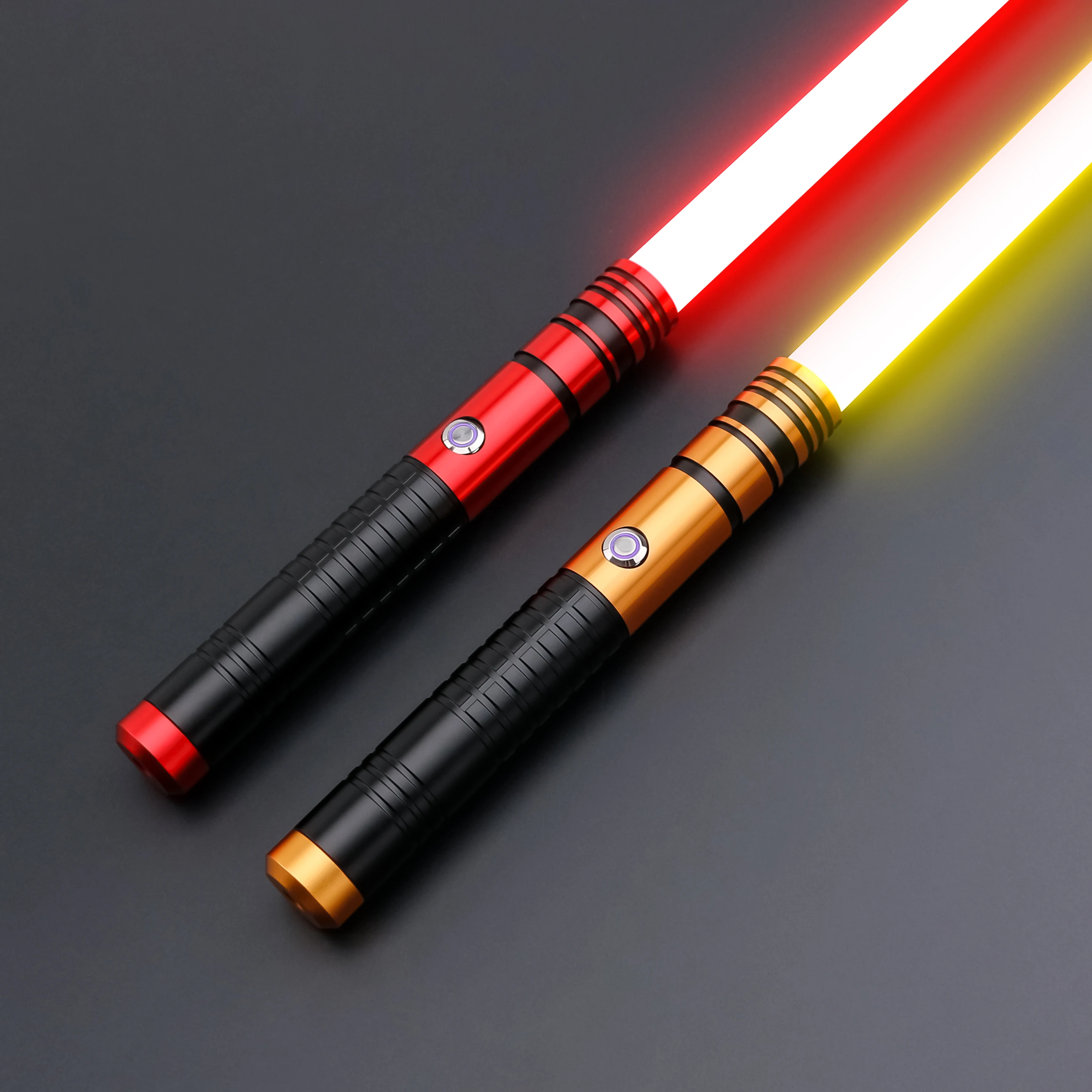 TXQ Lichtschwert RGB NEUES JAHR NEO PIXEL 12 Farben Kampf Schweres Duell Jedi Säbel Schwert Blaster Leuchtendes Spielzeug Laser Cosplay