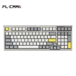 FL·ESPORTS FL980 Mechanical Keyboard 98-Key Wireless 2.4G Bluetooth Three-Mode Fullkey Switchable Axis Game Office Equipment