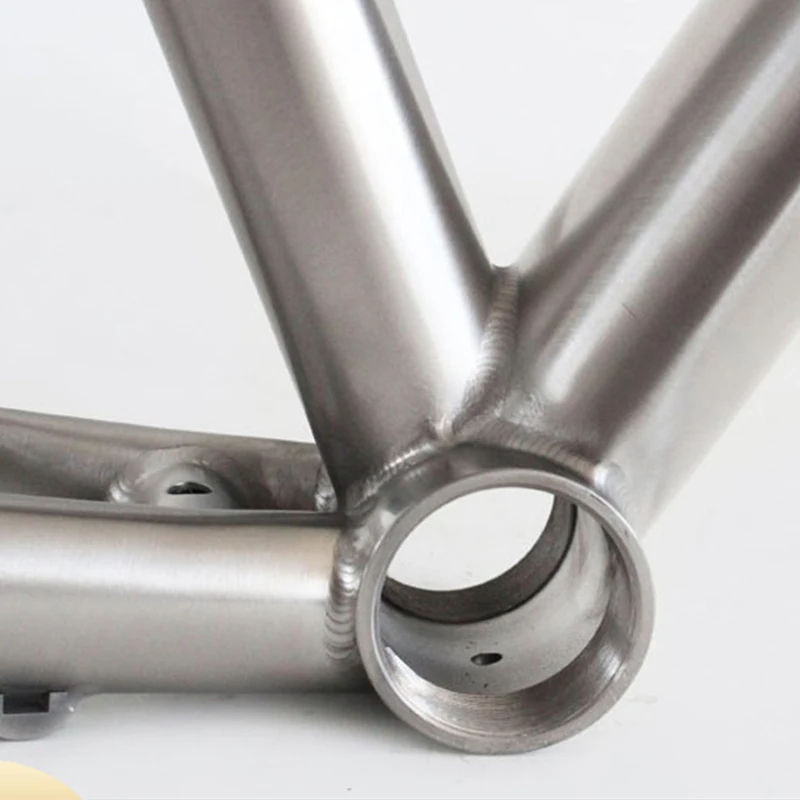 Titanium Bike Frame with Disc Brake, Inner Cable Dropout, Bicycle Accessories, Customized Available