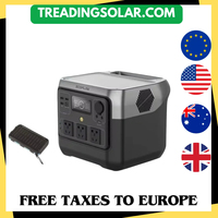 EcoFlow River 2 pro-Alimentation Électrique Portable en Lithium Fer Phxing, 800W, 768Wh, pour l'Extérieur, 220V, Haute Puissance