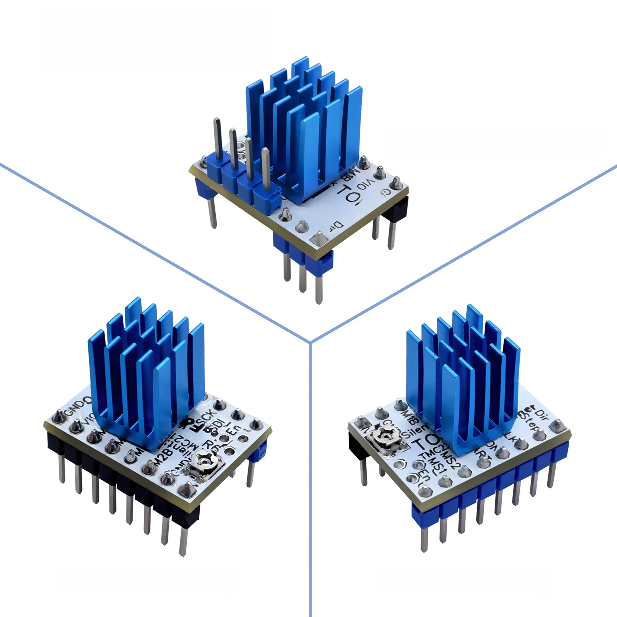 1/2/4/5 sztuk TMC2130 V1.1 TMC2130 V1.2 SPI TMC2208 V1.2 StepStick TMC silnik krokowy sterownik 3D cicha doskonała stabilność ochrona — zdjęcie 2