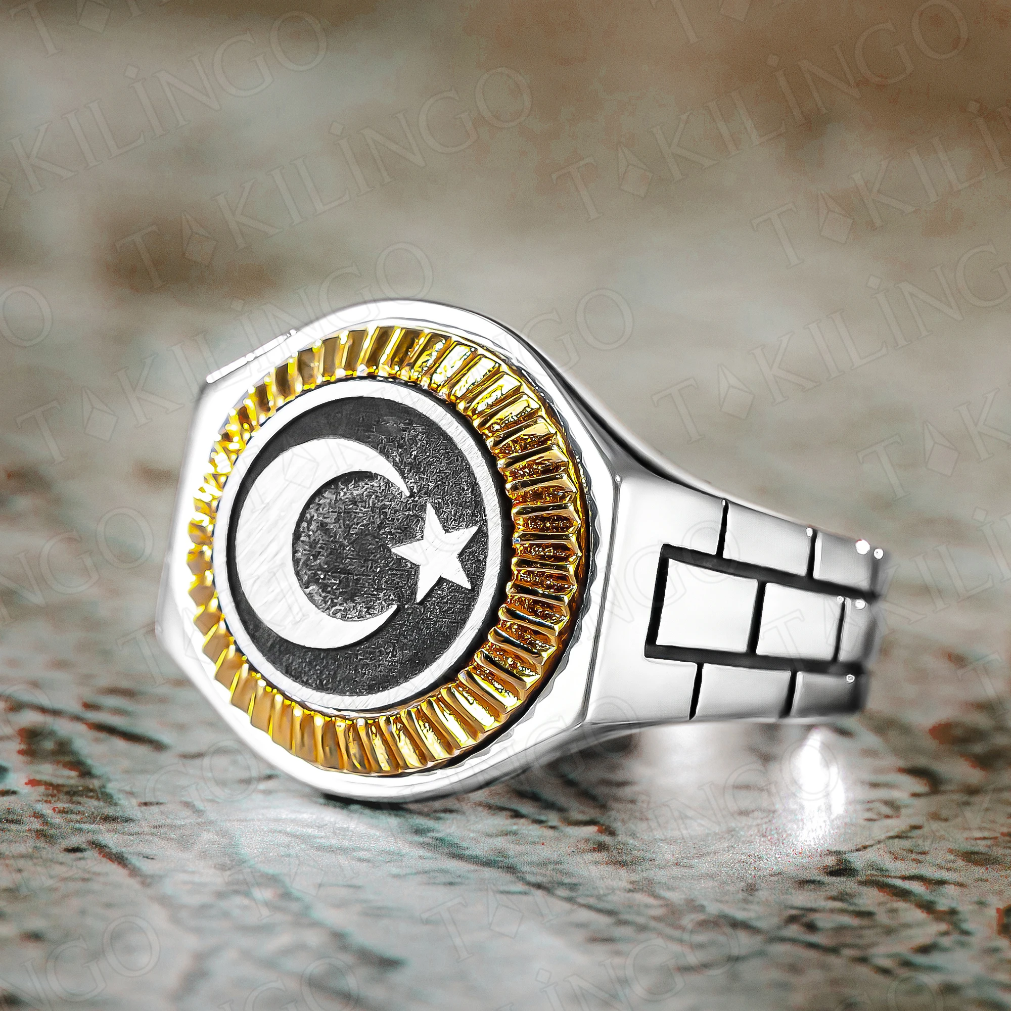 crescent-moon-star-turkish-emblem-islam-muslim-religious-symbol-925-sterling-silver-gold-plated-men's-signet-ring