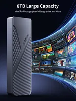 ORICO USB4 Caja de 40 Gbps para NVMe SSD, carcasa de aluminio PCIe 4.0 de 8 TB máximo, compatible con Mac y Windows Thunderbolt 4 3