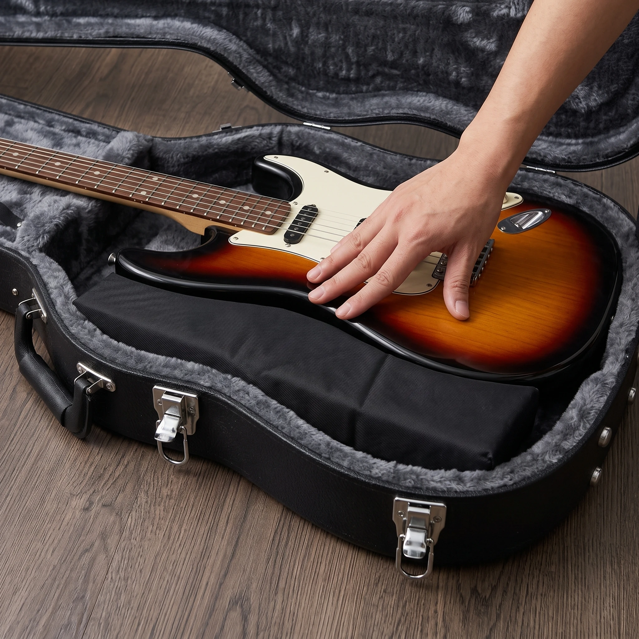 Electric Guitar Bag Pad Guitar Case Interior Protective Foam Padding for Acoustic and Electric Guitars