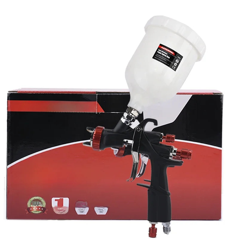 Pistola pulverizadora aeropro a610 lvlp para pintura de carro, pistola de ar r500