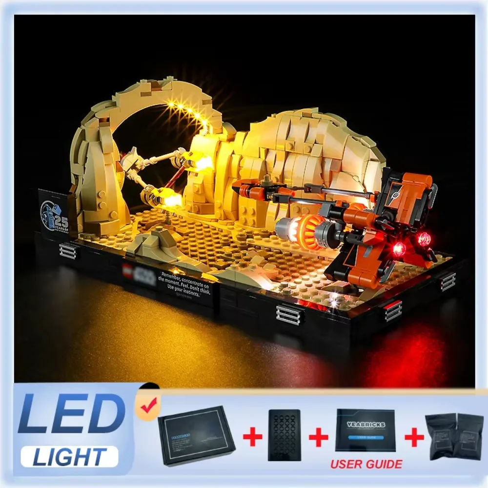 LED Light Kit for Star Series 75380 Mos ESPA Podrace Diorama Building Blocks Lights (Only LED Light) Bricks Lights Set For Gifts