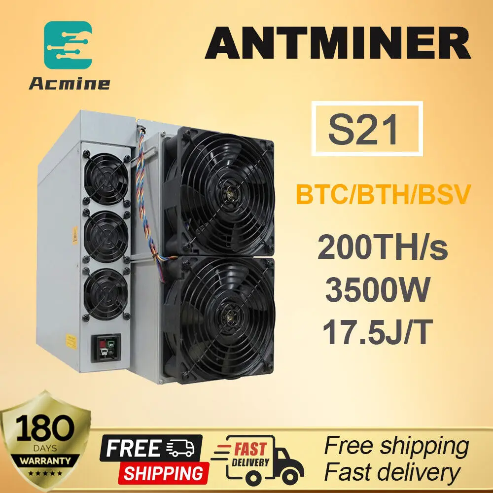 AN Bitmain Antminer S21 Pro - 234TH/s Bitcoin Miner