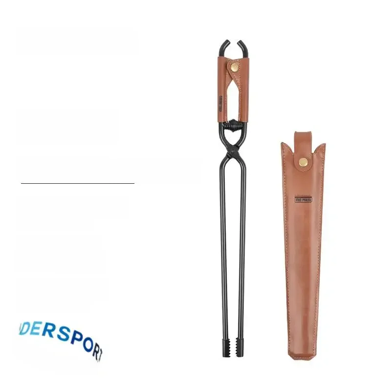 ShineTrip nouveau Poker de feu de Camping en plein air épaissi anti-brûlure en acier au carbone poker de feu pique-nique barbecue léger portable