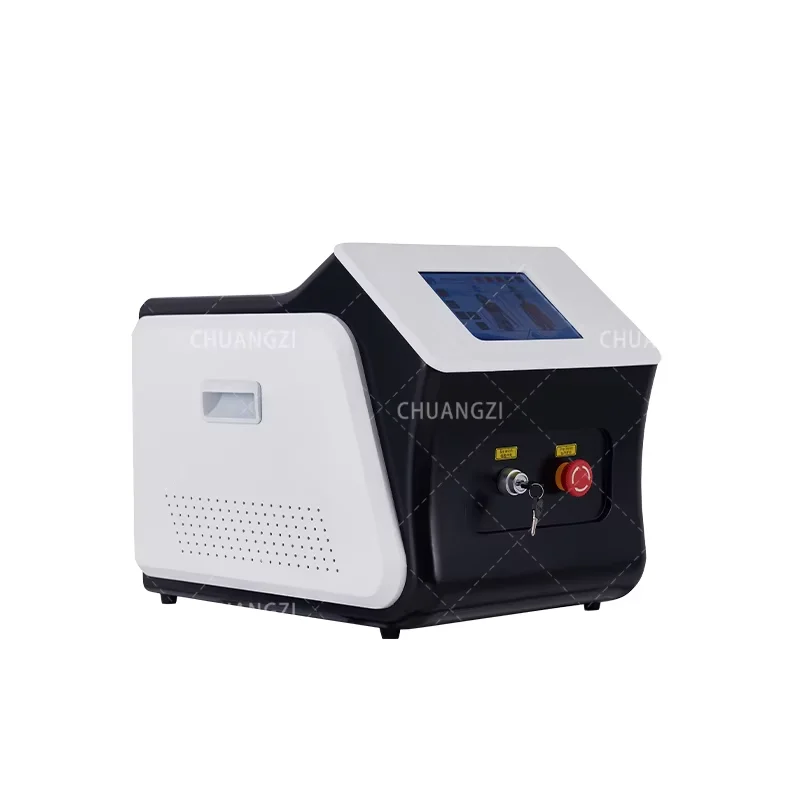 Portable Ice Cooling Diode Hair Removal Device, Triple-Wavelength 755/808/1064nm Painless Depilation with CE Certification