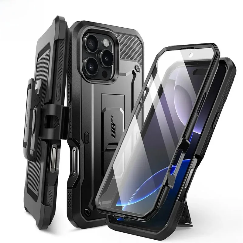 SUPCASE For iPhone 16 Pro Max Case 6.9" (2024) Wytrzymałe etui na telefon UB Pro Full-Body z wbudowaną osłoną ekranu — zdjęcie produktu 7