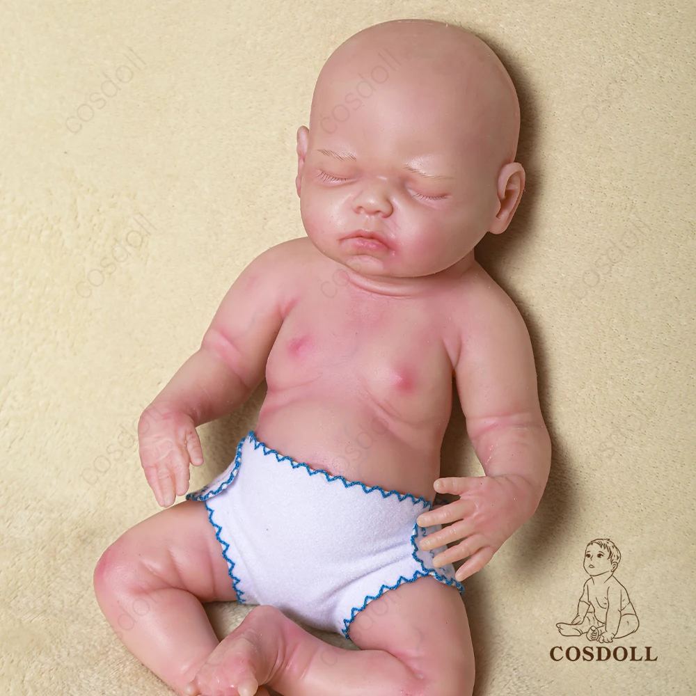 COSDOLL 16 in Reborn Lifelike Baby Doll Full Body Soft Silicone Doll Girl Doll 2.4kg Girls Toys