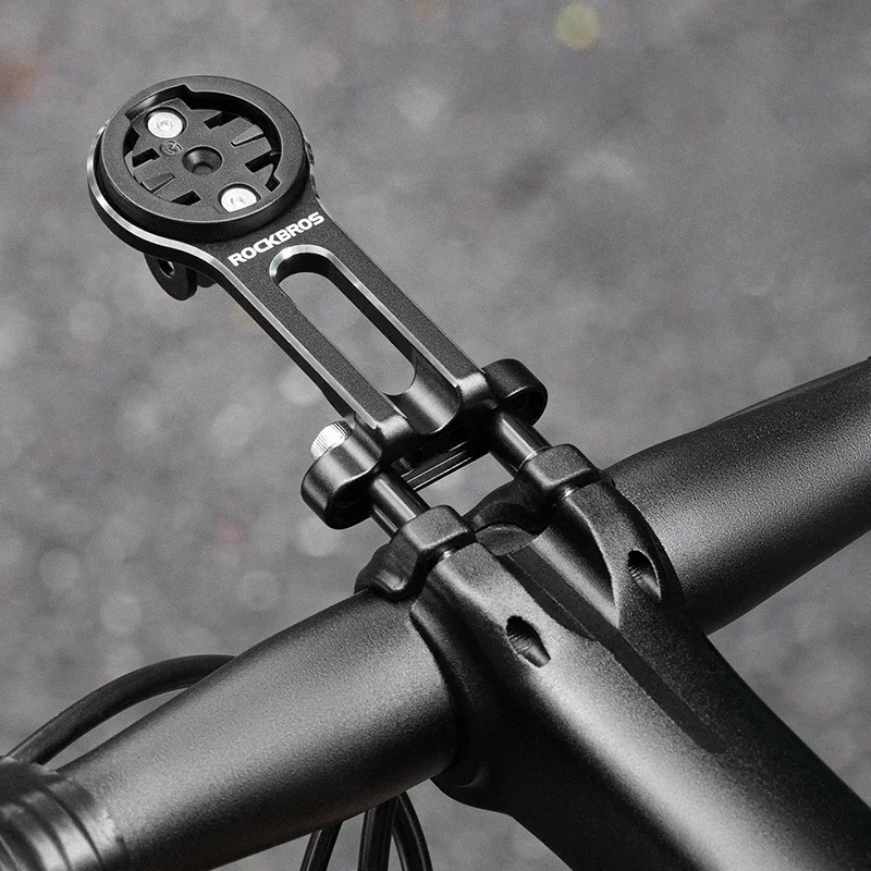 AliExpress NONE ROCKBROS Bike Bracket Front Light Lamp Holder Aluminum Alloy Extension Holder for Bicycle Computer Wahoo Bryton Garmin Bracket