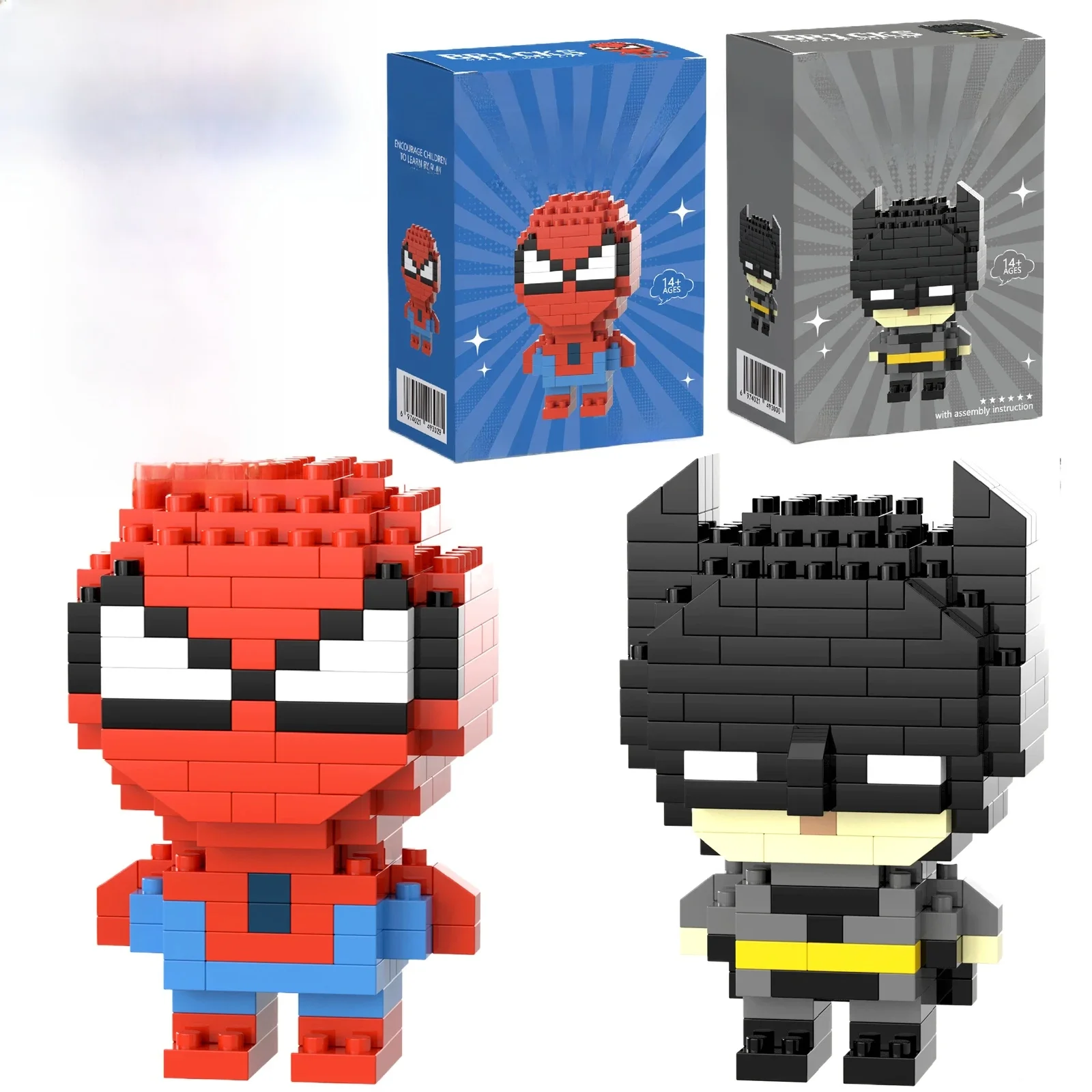 Marvel Spider Man bloc de construction Deadpool & Venom Iron Man figure Marvel légendes personnage de dessin animé modèle jouets pour enfants cadeaux
