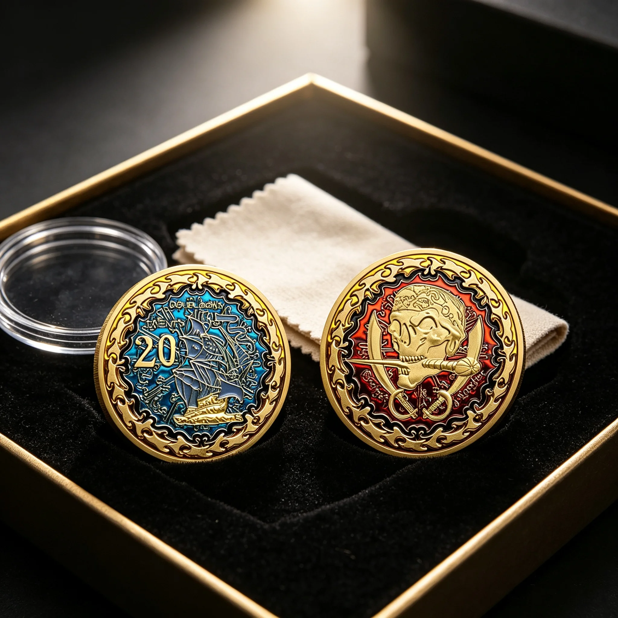 Koin Tantangan Tengkorak Bajak - Vintage Collectible Coins ulasan dan harga