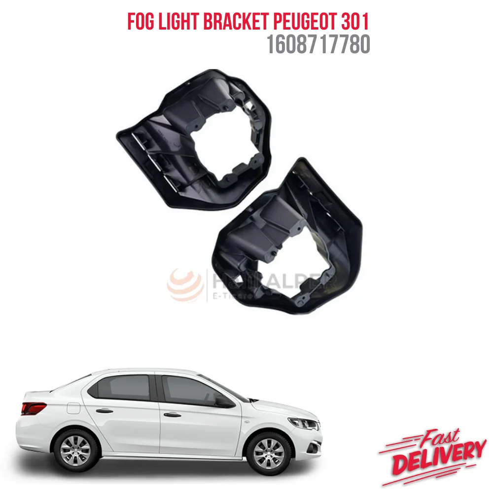 

For Fog Light Bracket Peugeot 301 2012-2014 Fog Lamp Frame Set 2PCs Left Right High Quality Oem 1608717780