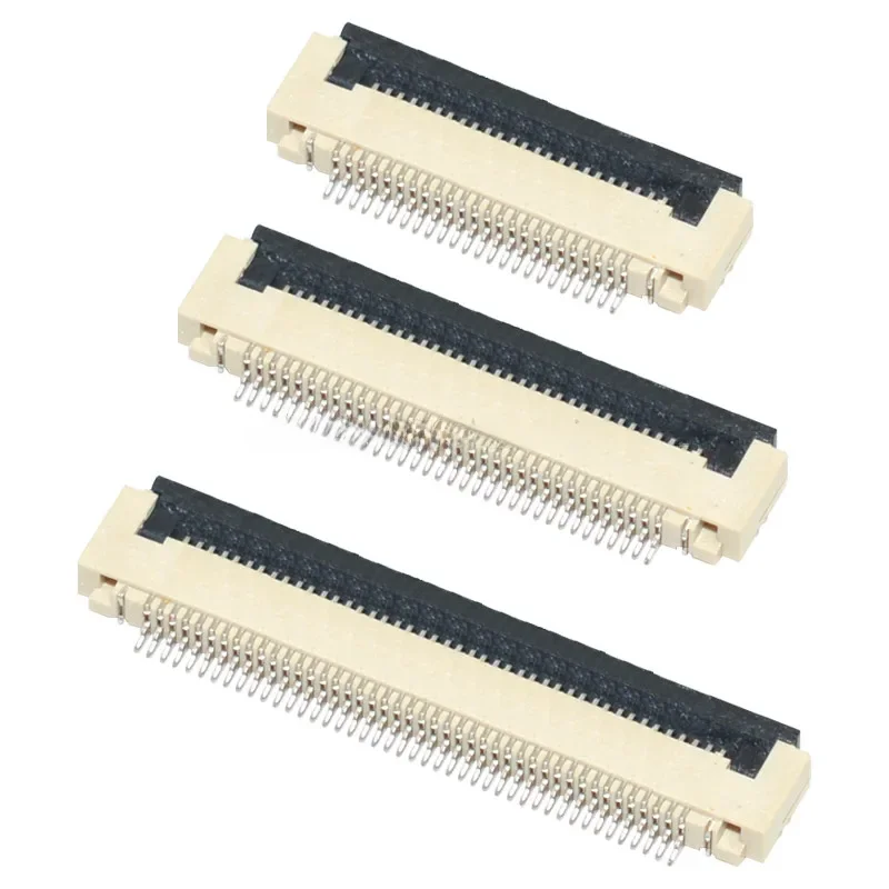 10 sztuk FFC FPC złącze 0.5mm 6/8/10/12/14/16//20/24/30/34/40/50 Pin typu Flip wstążkowe złącze płaskie dolny kontakt — zdjęcie 2