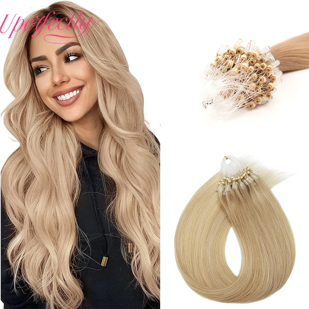 

12-26 дюймов наращивание человеческих волос с микропетлей 1 г 50 шт./упак. настоящие человеческие волосы мягкие микро наращивание волос натуральная обрезка кончиков волос