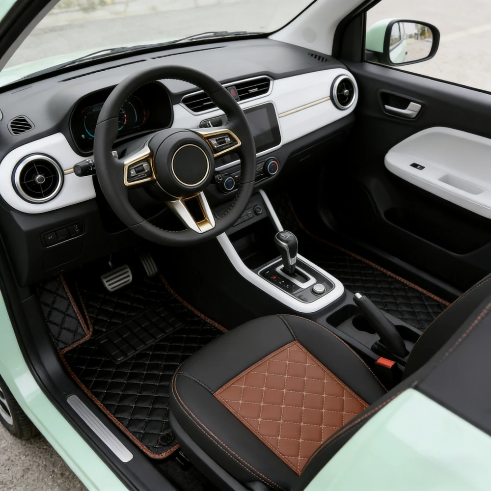 Tapis de sol de voiture en TPE pour Hyundai Kona SX2 2023 à aujourd'hui, 5 places, LHD/RHD, imperméables et antidérapants