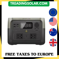 EcoFlow-Centrale électrique portable RIVER 2, camping AC, générateur solaire 300 V, batterie veFePO4, tentes domestiques, montre